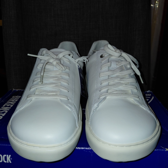 Birkenstock Bend Low Men's Classic White Sneakers - Picture 4 of 11